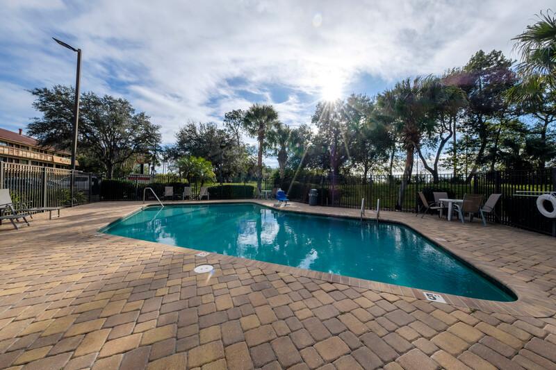 Outdoor heated pool - hotel pool
