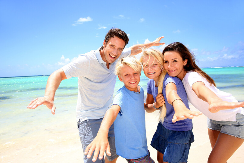 Family Beach Travel Image
