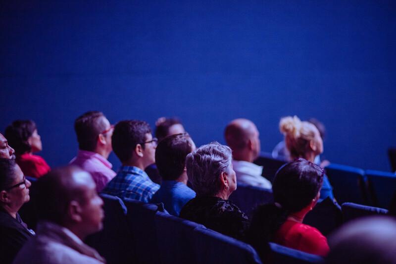 people attending a convention