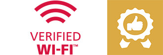 verified wi-fi logo by Red Roof
