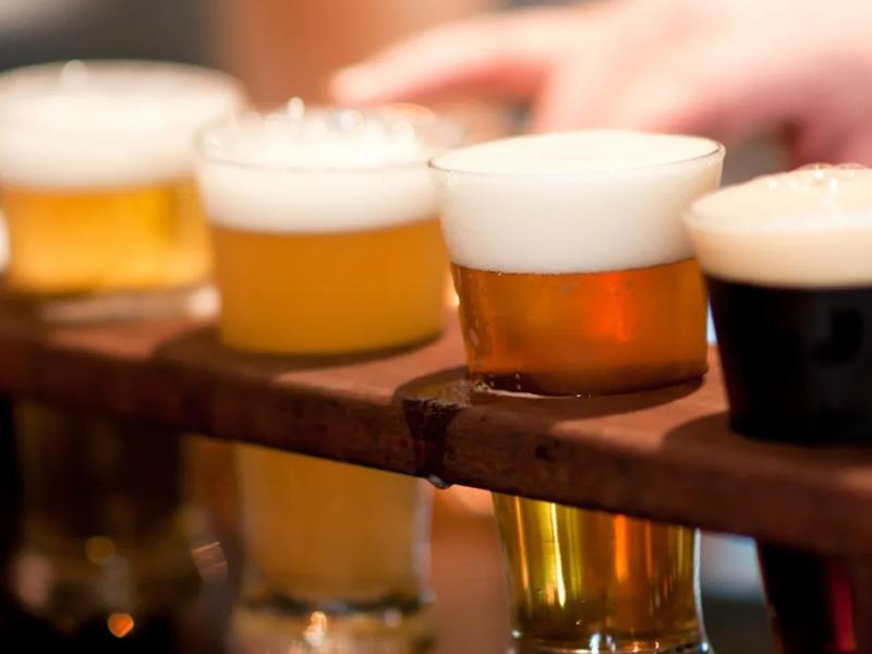 flight of beer