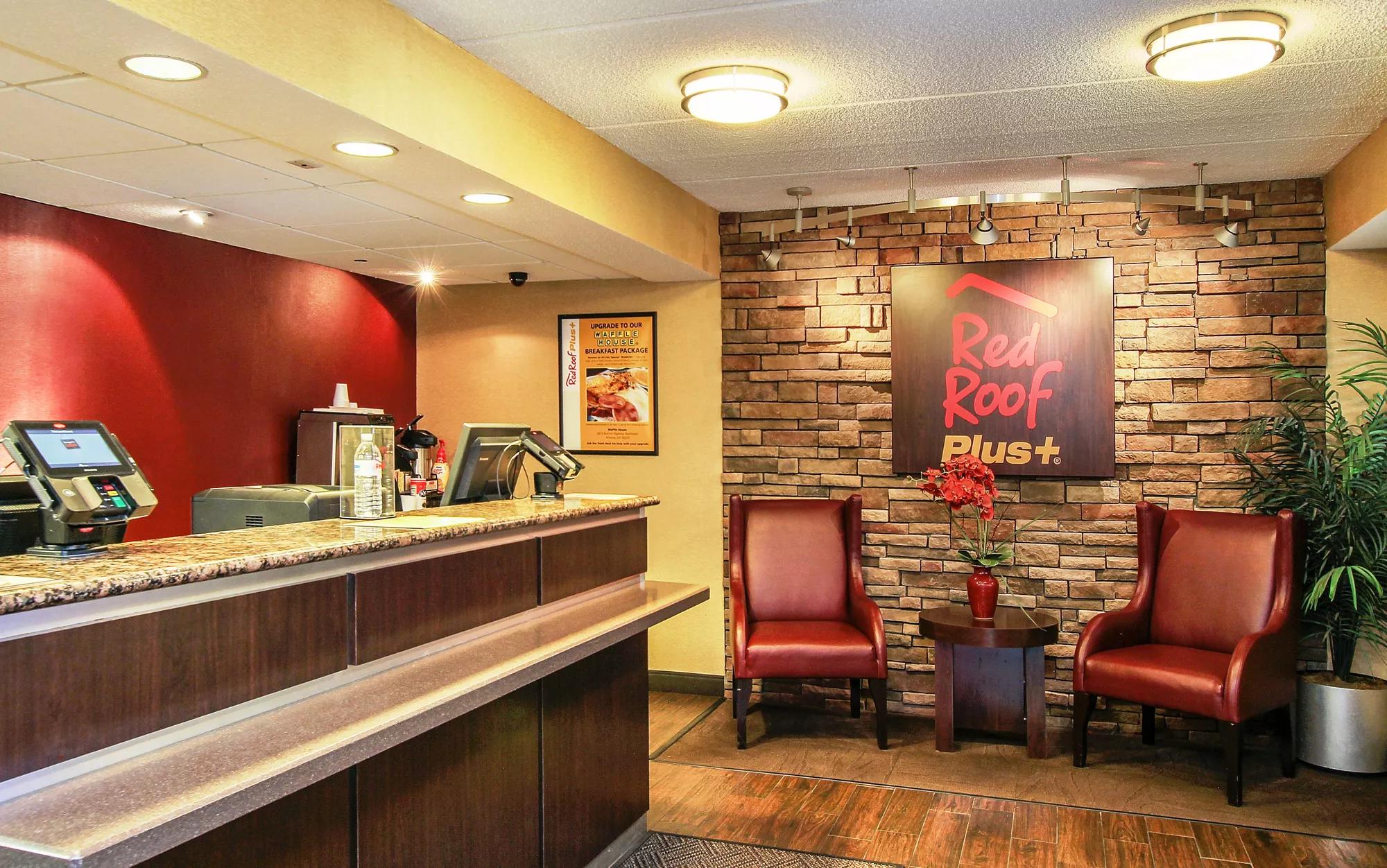 Red Roof PLUS+ Atlanta - Buckhead Front Desk and Lobby