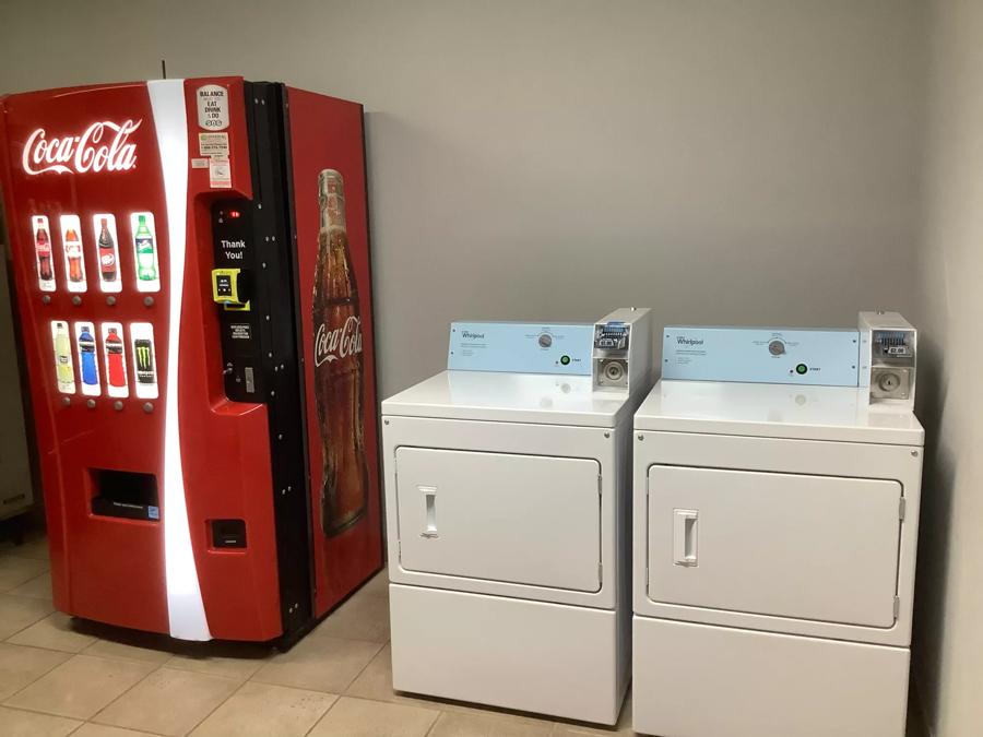 Washer and dryers are available onsite for our guests. 