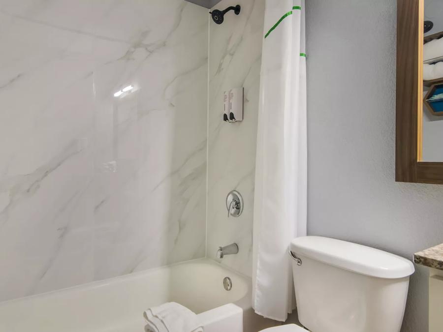 HomeTowne Studios & Conference Center Chicago – N Aurora/ Naperville Bathroom Image