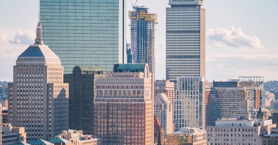 Boston city skyline