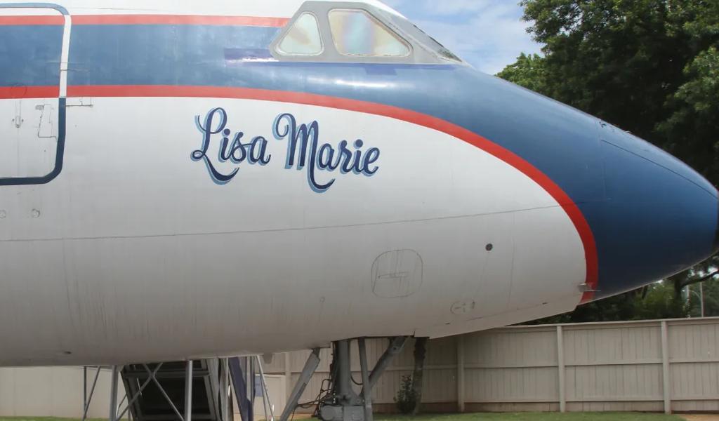 Elvis Presley's 'Lisa Marie' airplane at Graceland