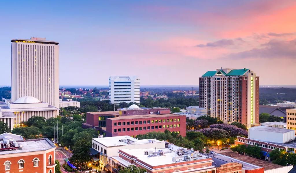 Tallahassee Main Image Sunset Over Downtown