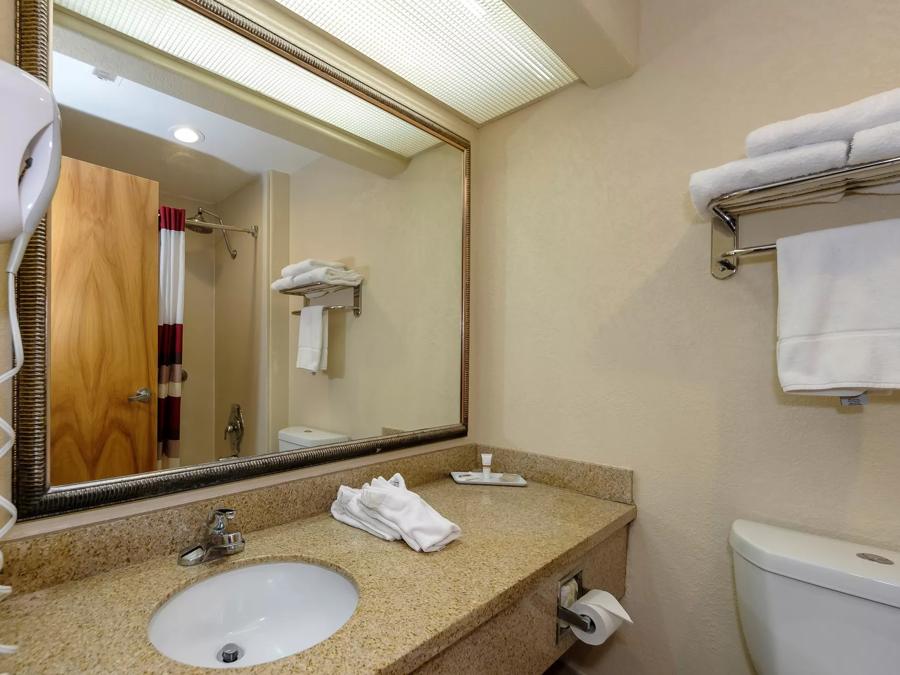 Red Roof Inn Yemassee Superior King Non-Smoking Bathroom Image