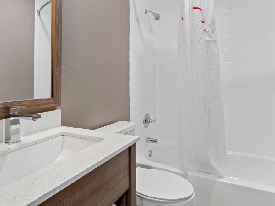 Red Roof Inn Del Rio Bathroom Image