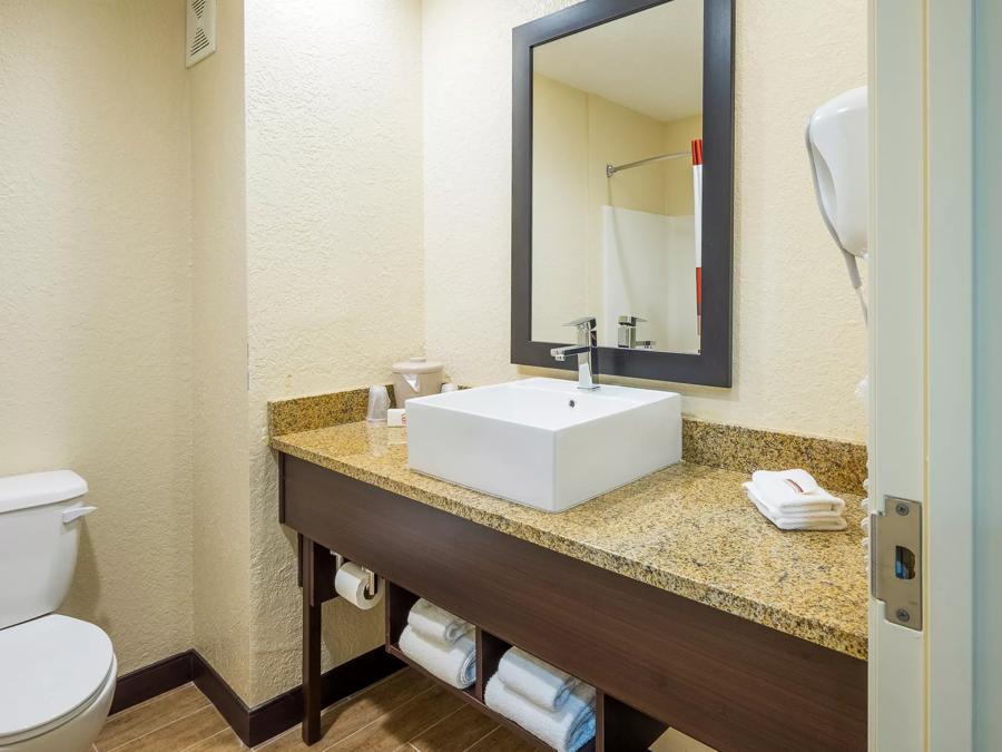 Suite King with Jetted Tub Smoke Free Bathroom Image