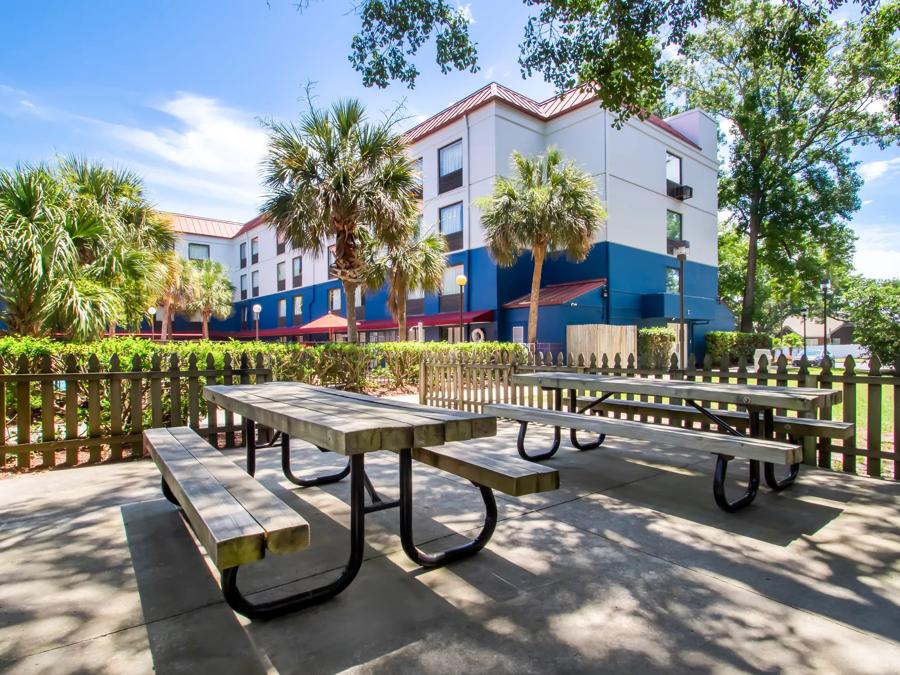 Red Roof Inn Myrtle Beach Hotel - Market Common Outdoor Picnic Area Image