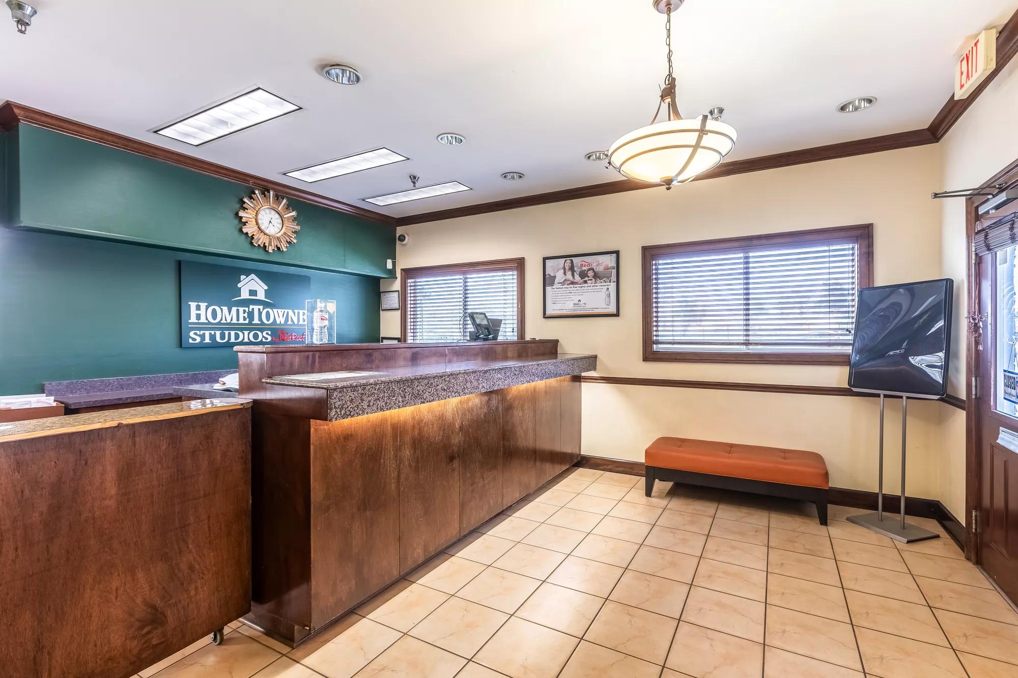 HomeTowne Studios Gainesville, GA Front Desk and Lobby 