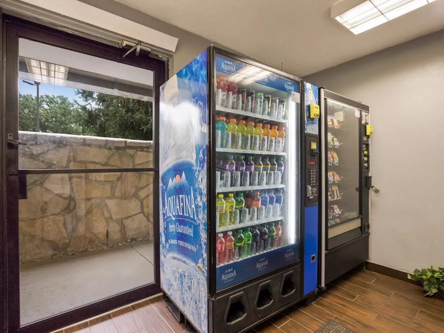 Enjoy a drink or snack from our vending machines.