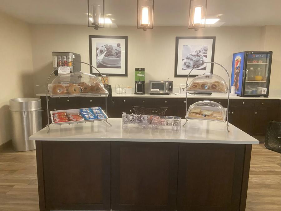 Start your morning with breakfast in our dining area.