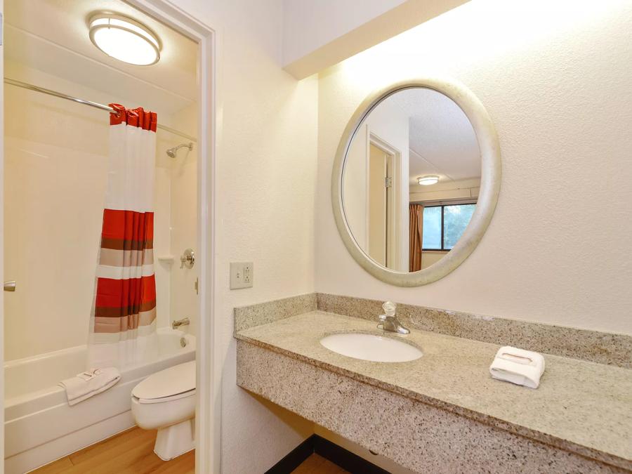 Red Roof Inn Tampa Fairgrounds - Casino Superior King Smoke Free Bathroom Image