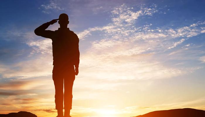 military salute
