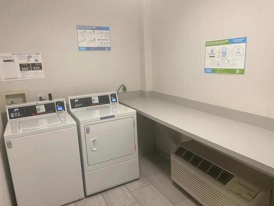 Washers and dryers are available onsite for our guests. 