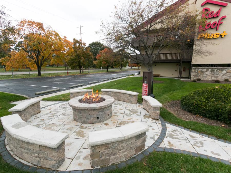 Red Roof PLUS+ Columbus–Ohio State University OSU Outdoor Fire Pit