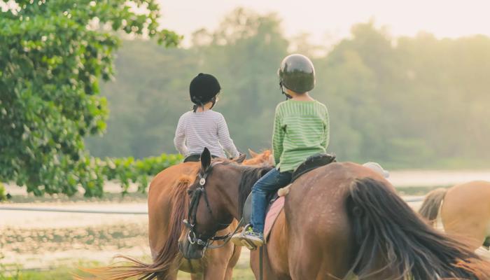 horse riding