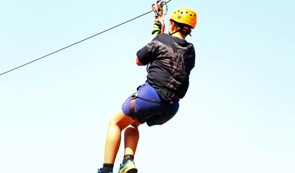 ziplining