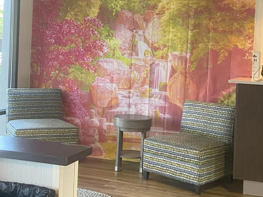 Our comfortable hotel lobby offers free WiFi and free coffee.