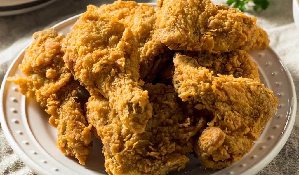 Crispy fried chicken