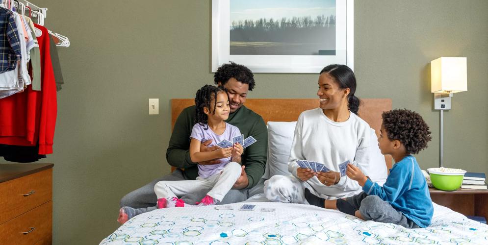 Family on Bed