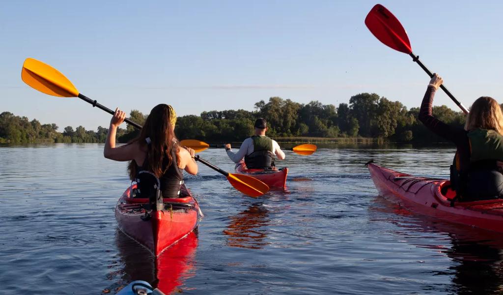 kayaking