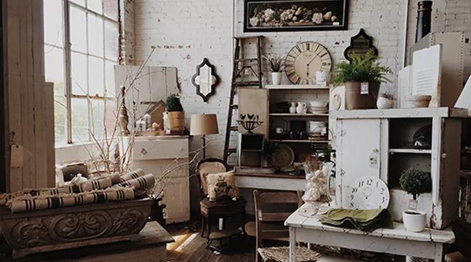 vintage antique shop