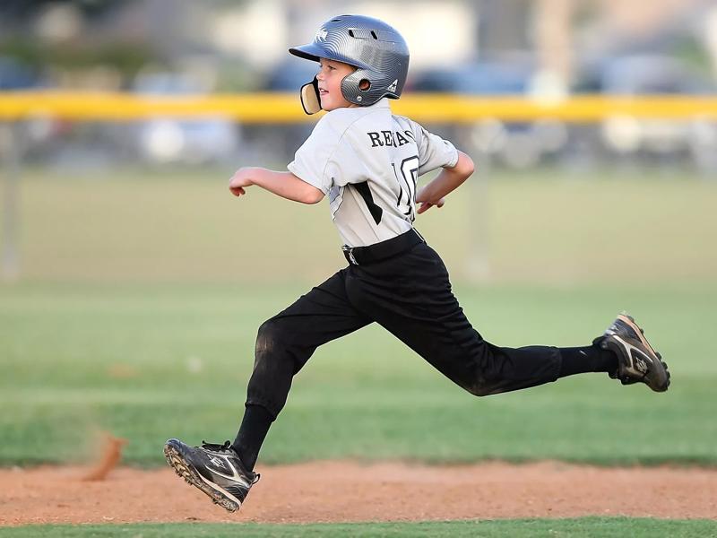 baseball on the field