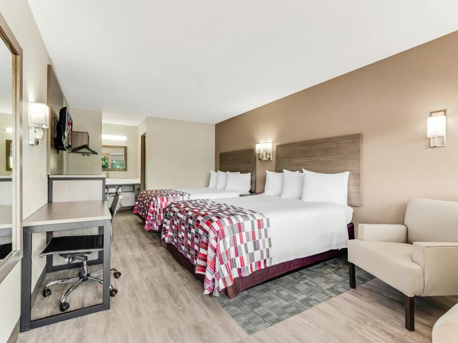 Red Roof Inn Ann Arbor - U of Michigan South Double Bed Image