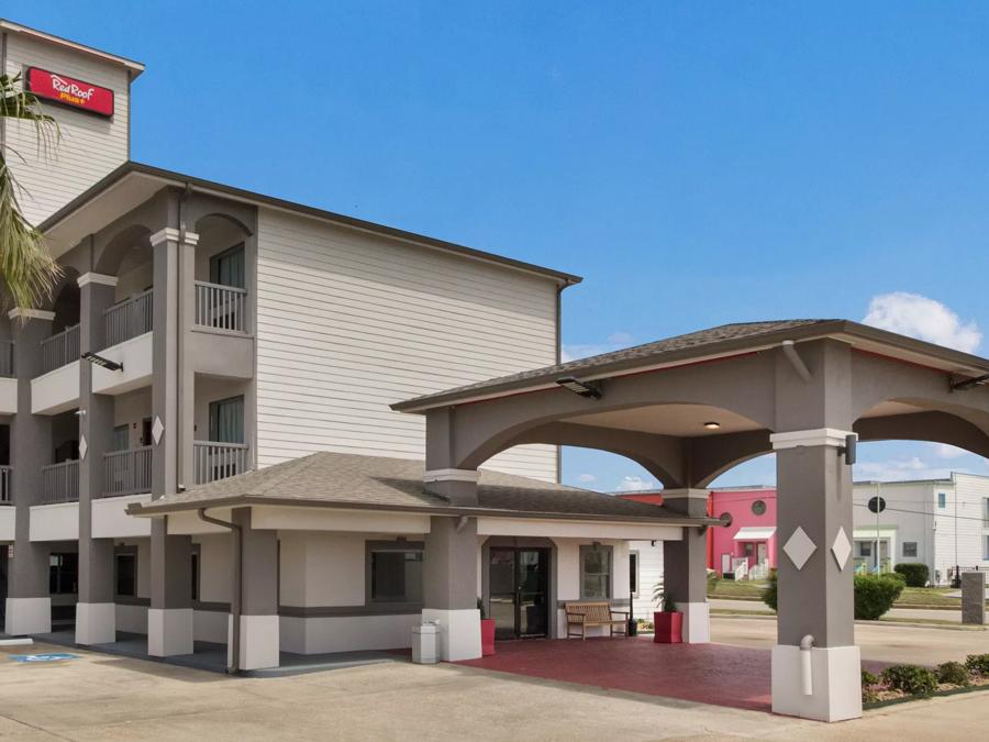 Red Roof Inn Galveston - Beachfront Property Exterior Image