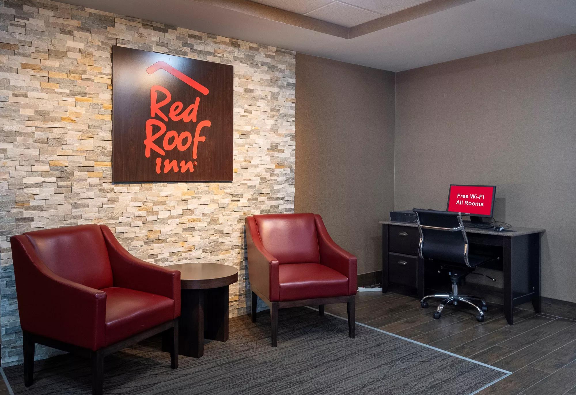 Red Roof Inn Prattville Lobby Sitting Area and Business Center Image Details