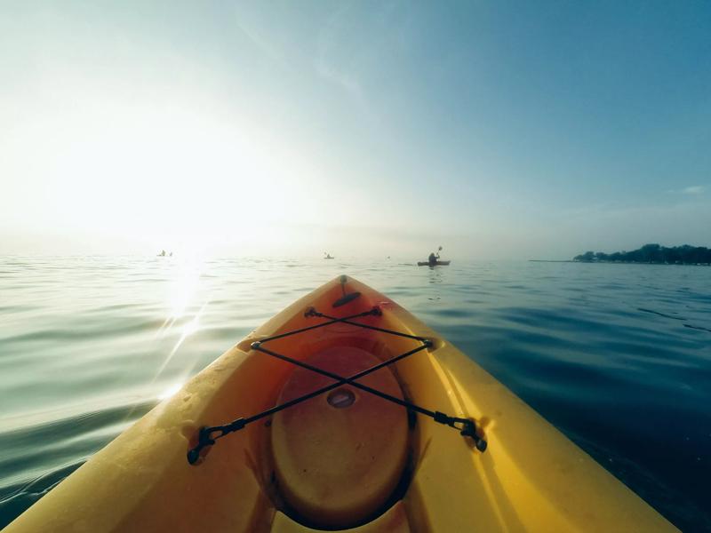 canoe by water